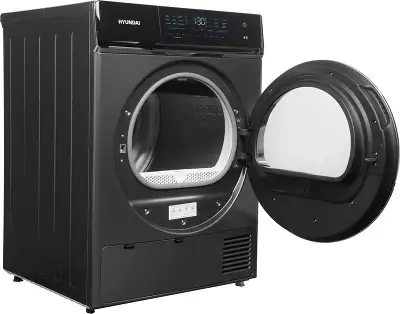 Сушильная машина Hyundai DFE8401 кл.энер.:A++ макс.загр.:8кг темно-серый