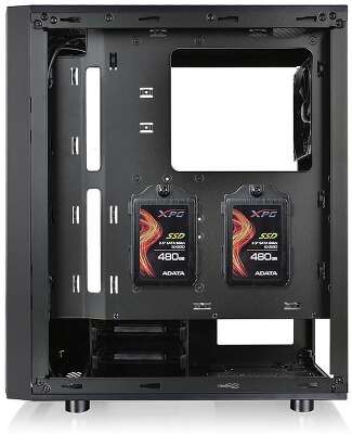 Корпус Thermaltake Versa J24 TG RGB, черный, ATX, Без БП (CA-1L7-00M1WN-01)