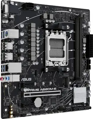 Материнская плата Asus PRIME A620M-E-CSM Socket AM5 AMD A620 2xDDR5 mATX AC`97 8ch(7.1) GbLAN RAID+VGA+HDMI+DP