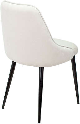 Стул для дома Бюрократ KF-5_2 комплект 2шт молочный Velvet 20 металл черный на ножках (KF-5/VELV20_2)