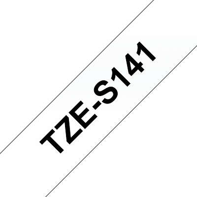 Картридж ленточный Brother TZES141 черный на прозрачном 18x8 для Brother P-Touch