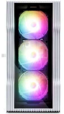 1STPLAYER Корпус TRILOBITE T3-G White / mATX, TG / 4x 120mm LED fans inc. / T3-G-WH-4F1-W