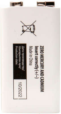 Батарея Buro Alkaline 6LR61 9V (1шт) блистер