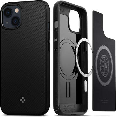 Чехол для iPhone 13 Spigen Mag Armor, Matte Black [ACS03546]