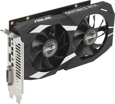 Видеокарта Asus PCI-E 4.0 DUAL-RTX3050-O6G NVIDIA GeForce RTX 3050 6Gb 96bit GDDR6 1507/14000 DVIx1 HDMIx1 DPx1 HDCP Ret