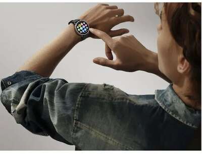 Смарт-часы Xiaomi Watch S4 41мм Leather Strap (белый)