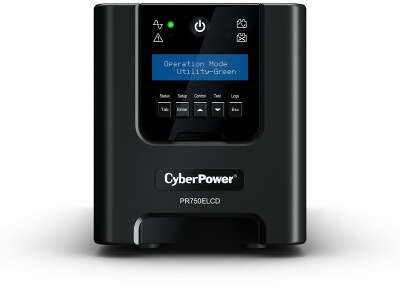 ИБП CyberPower PR750ELCD, 750VA, 675W, IEC