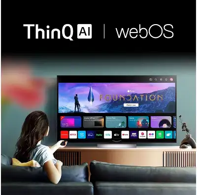 Телевизор LED LG 55" 55QNED756RA.ARUB черный титан 4K Ultra HD 60Hz DVB-T DVB-T2 DVB-C DVB-S DVB-S2 USB WiFi Smart TV (RUS)