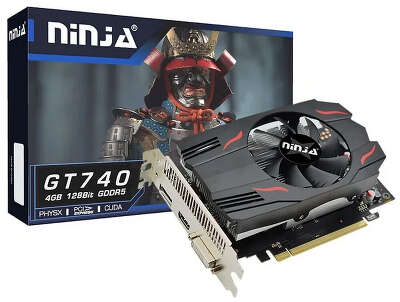 Видеокарта Ninja NVIDIA nVidia GeForce GT 740 NF74NP045F 4Gb DDR5 PCI-E VGA, DVI, HDMI