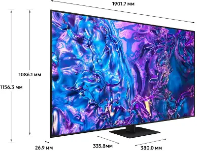 Телевизор LED Samsung 55" UE55DU8000UXRU Series 8 черный 4K Ultra HD 60Hz DVB-T2 DVB-C DVB-S2 USB WiFi Smart TV