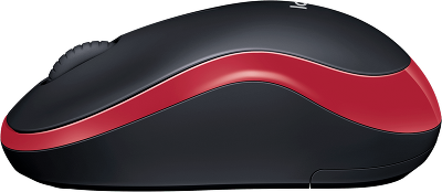 Mouse Logitech Wireless M185 Red 910-002633