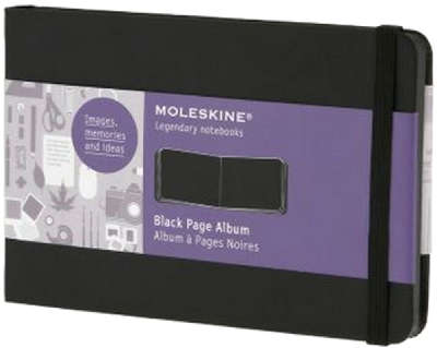 Записная книжка "Black Page Album", Moleskine, Pocket, черный (арт. FO1A2)