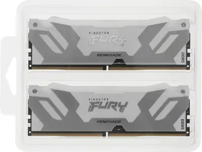Память DDR5 2x32GB 6400MHz Kingston KF564C32RWAK2-64 Fury Renegade XMP RGB RTL Gaming PC5-51200 CL32 DIMM 288-pin 1.4В kit single rank с радиатором Ret