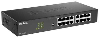 D-Link DGS-1016D/J1A Неуправляемый коммутатор с 16 портами 10/100/1000Base-T