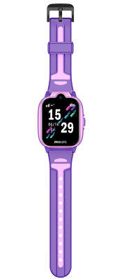 Смарт-часы Philips Kids W6610 1.69" IPS корп.розовый рем.розовый (CTW6610PK/00)