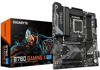Материнская плата GIGABYTE B760 GAMING X (LGA1700/B760/4xDDR5/ATX/RAID/HDMI, DP) (B760 GAMING X)