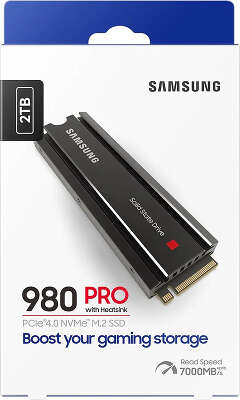 Твердотельный накопитель M.2 NVMe 2Tb Samsung 980 PRO [MZ-V8P2T0CW] (SSD)