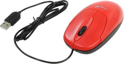 Мышь Genius Xscroll Optical V3 (USB) 1000 dpi красная