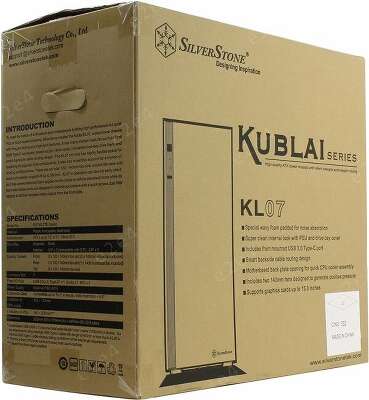 Корпус SilverStone Kublai SST-KL07B, черный, ATX (SST-KL07B)