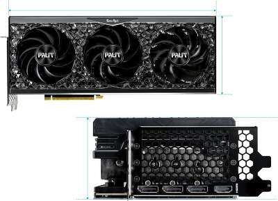 Видеокарта Palit NVIDIA nVidia GeForce RTX 4070Ti GameRock OC 12Gb DDR6X PCI-E HDMI, 3DP
