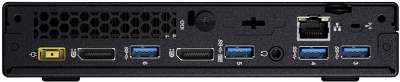Компьютер Lenovo ThinkCentre M700 TINY slim i3-6100T/4/SSHD128/HDG530/WiFi/BT/W10P/Kb+Mouse, черный