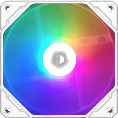Вентилятор ID-COOLING NO-12015-XT ARGB SNOW, 120 мм, 2000rpm, 31.2 дБ, 4-pin PWM + 3-pin 5V ARGB
