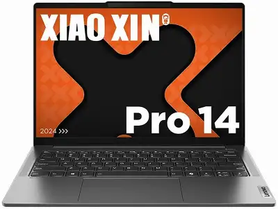 Ноутбук Lenovo Xiaoxin Pro14 AHP9 Ryzen 7 8745H 24Gb SSD1Tb AMD Radeon 780M 2Gb 14" OLED 2.8K (2880x1800) Windows 11 Home grey WiFi BT Cam