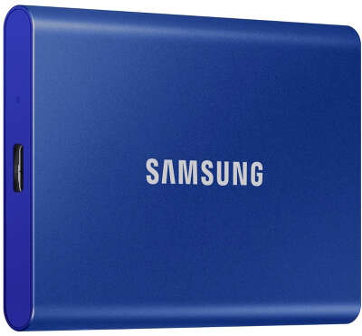 Внешний SSD Samsung 1TB T7 1.8", USB 3.2/Type-C, синий (MU-PC1T0H/WW)