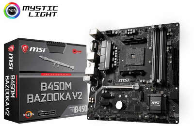 Материнская плата ATX LGAAM4 MSI B450M BAZOOKA V2