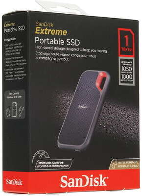 Внешний твердотельный накопитель 1Tb [SDSSDE61-1T00-G25] (SSD) Sandisk Extreme Portable SSD V2