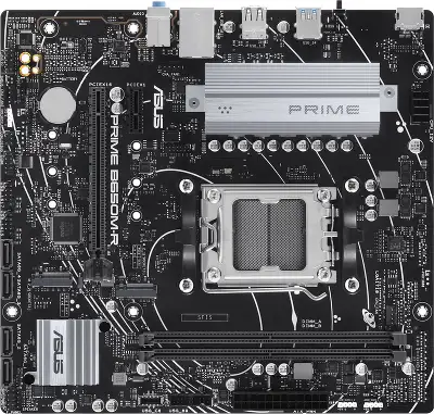 Материнская плата Asus PRIME B650M-R Socket AM5 AMD B650 2xDDR5 mATX AC`97 8ch(7.1) 2.5Gg RAID+HDMI