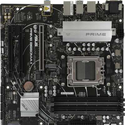 ASUS PRIME B650M-A II-CSM (Socket AM5, mATX, 4xDDR5(192GB), VGA/DP/HDMI, 3xPCIe 4.0x16, 1xLAN, 4xSATA 6Gb/s, 2xM.2, 2xUSB 3.2, 4xUSB 2.0, PS/2)