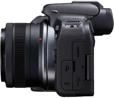 Фотоаппарат Canon EOS R10 черный 24.1Mpix 2.95" 2160p WiFi Canon RF-S 18-45mm f/4.5-6.3 IS STM LP-E17