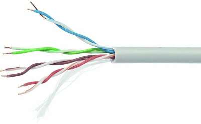 Cablexpert  [UPC-5040E-SOL] Кабель UTP кат.5e, 4 пары, 0.40 мм 305 м, ССА одножильный 