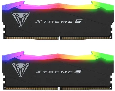 Набор памяти DDR5 DIMM 2x16Gb DDR7600 Patriot Memory Viper XTREME RGB (PVXR532G76C36K)