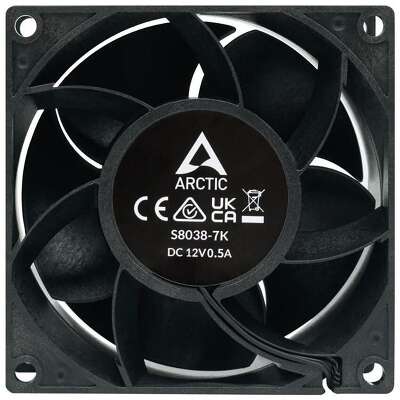 Вентилятор Arctic Cooling ARCTIC S8038-7K  корпусной 500–7 000 rpm, 118.93 м3/h 4-pin арт. ACFAN00288A 