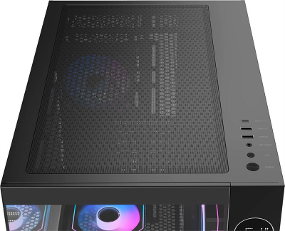 корпус Ocypus Iota C70 BK ARGB, ATX, Type-C(3.1)*1, USB3.0*2, BOTTOM 3x120mm ARGB, REAR 1x120mm ARGB, MB SIDE 2x120mm ARGB