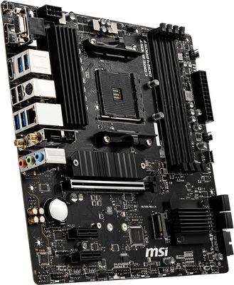 Материнская плата MSI B550M PRO-VDH WIFI AM4,4DDR4,1PCI-Ex16, 2PCI-Ex1, 2M.2, 4SATA3,7USB3.2 Gen1