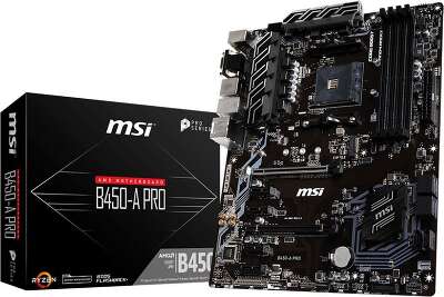 Материнская плата ATX LGAAM4 MSI B450-A PRO