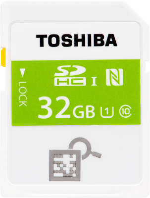 Карта памяти 32 Гб SDHC Toshiba NFC Class 10 UHS-I [SD-T032NFC(6]