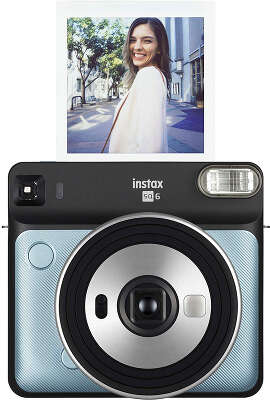 Цифровая фотокамера моментальной печати FujiFilm INSTAX SQ6 Aqua Blue + пленка