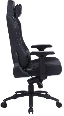 Кресло игровое Cactus CS-CHR-0112BL черный экокожа с подголов. крестов. сталь