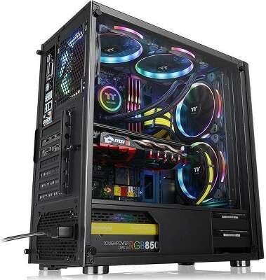 Корпус Thermaltake V200 Tempered Glass Edition, черный, ATX, Без БП (CA-1K8-00M1WN-00)