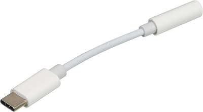 Переходник Jack 3.5 (f)-USB Type-C (m) 0.05м белый