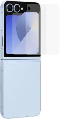 Защитная пленка для экрана Samsung прозрачный для Samsung Galaxy Z Flip6 прозрачная 2шт. (EF-UF741CTEGRU)