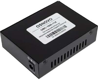 OMC-1000-11X Медиаконвертер Gigabit Ethernet 1xRJ45, 1xSFP.