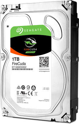 Жёсткий диск SATA-3 SSHD 1TB [ST1000DX002 ] Seagate Firecuda , 7200rpm, 64MB Cache
