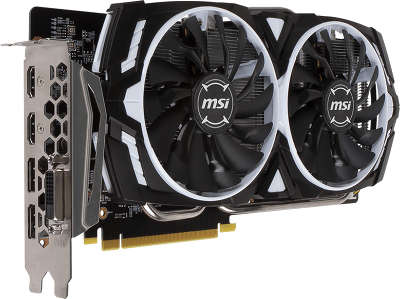 Видеокарта MSI nVidia GeForce GTX1060 Armor 6Gb DDR5 PCI-E DVI, 2HDMI, 2DP