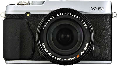Цифровая фотокамера Fujifilm X-E2 Silver kit (XF18-55 мм f/2.8-4 R LM OIS)