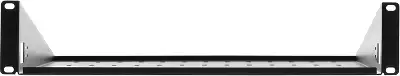 Полка стационарная ЦМО МС-40-9005 2U нагр.:15кг. 19" 400мм черный (упак.:1шт)